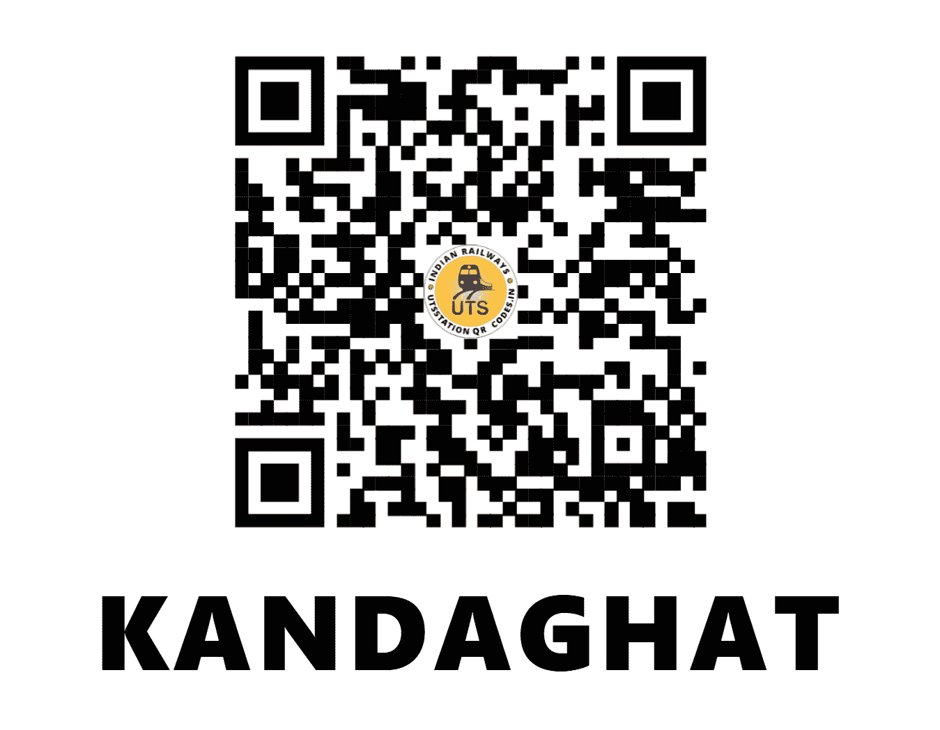 UTS QR Code for KANDAGHAT - KDZ (NR - HIMACHAL PRADESH)